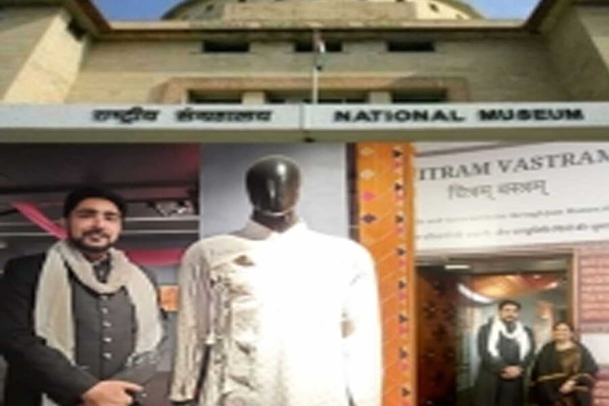 राष्ट्रीय संग्रहालय के स्थापना दिवस पर लगी चित्रम वस्त्रम प्रदर्शनी